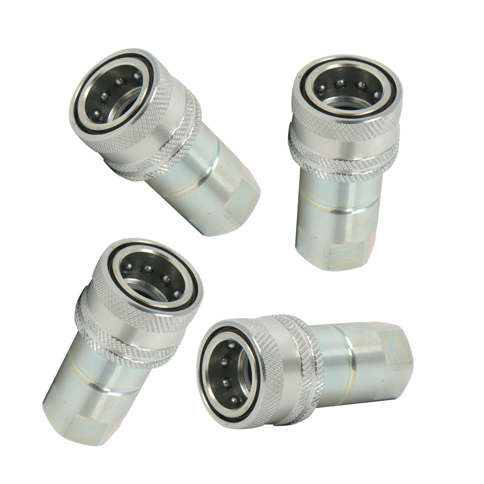 4PCS LVA16843 Hydraulic Quick Coupler for John Deere 1025R 1023E Tractors