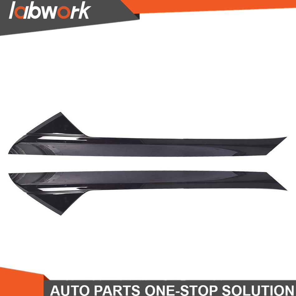 Labwork Windshield Outer Trim Pillar Molding RH+LH For Ford Explorer 2011-2019