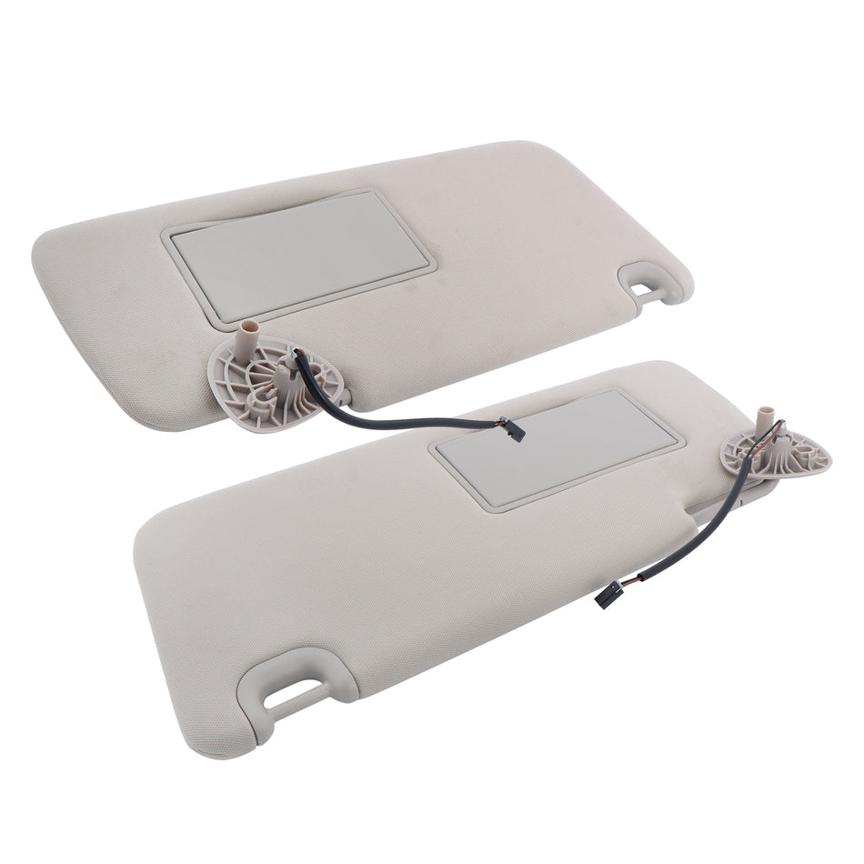 Labwork Left Driver Sun Visor Gray W/Lights Mirror For 2019-2024 Nissan Altima