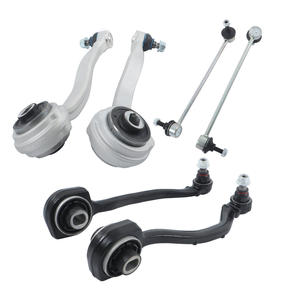 Labwork Front Upper Lower Control Arm Sway Bar Link For 01-05 Mercedes-Benz C240