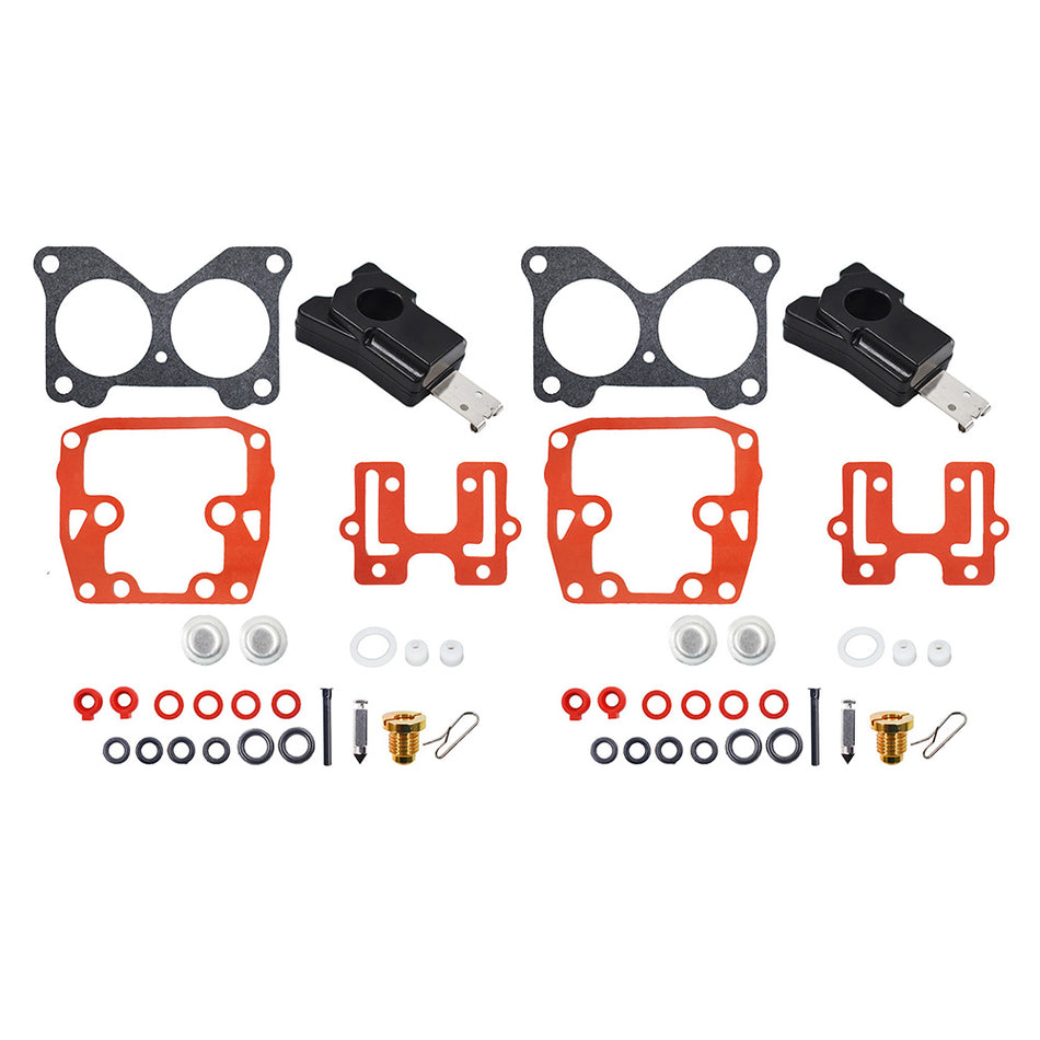 Carburetor Carb Rebuild Kit For Johnson Evinrude V4 85 90 100 115 125 140 HP X2