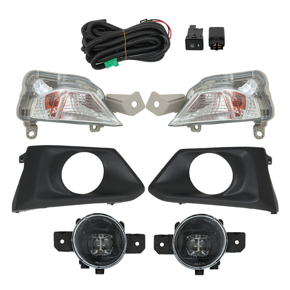 Labwork Front Turn Signal Lights+Bumper LED Fog Lamp For Nissan Altima 2019-2021