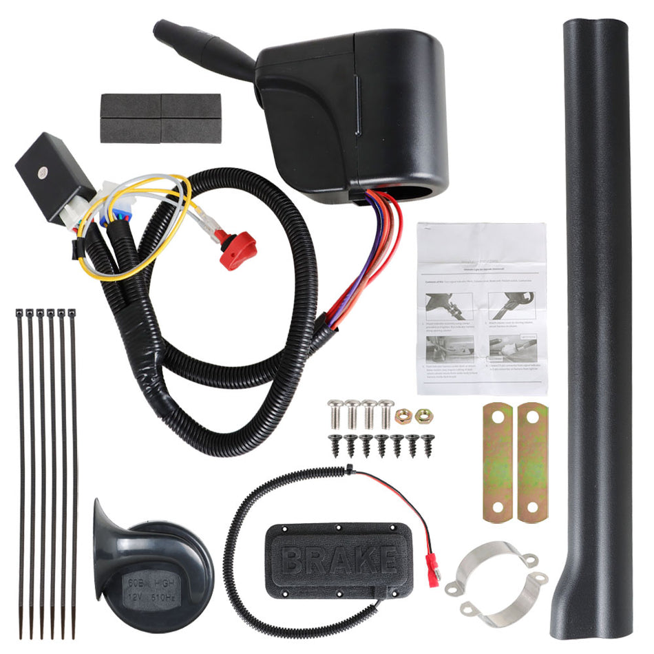 NEW Golf Cart LED Light Turn Signal Kit with Horn Brake Hazard Light Switch 12V