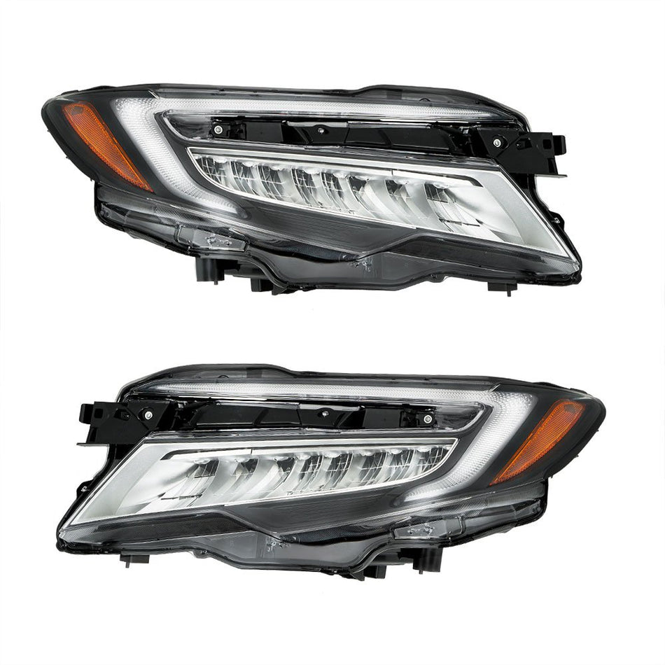 Labwork Left+Right LED Headlight Assembly For Honda Pilot 19-22 Passport 19-21