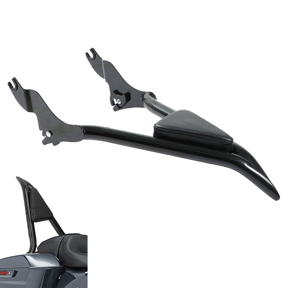 16" Tall Backrest Sissy Bar For 2009-21 CVO Road Glide Street Touring Road King