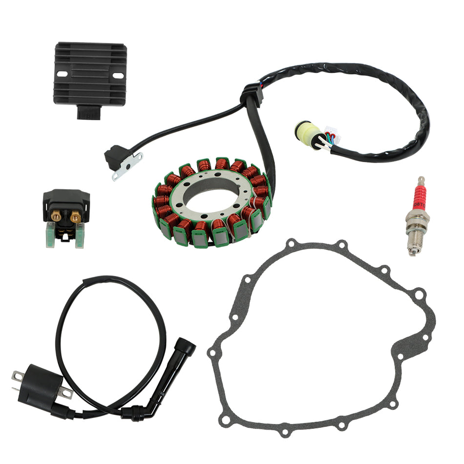 Ignition Coil & Stator Regulator Relay Kit For 2004-2007 Yamaha Rhino 660 YXR660