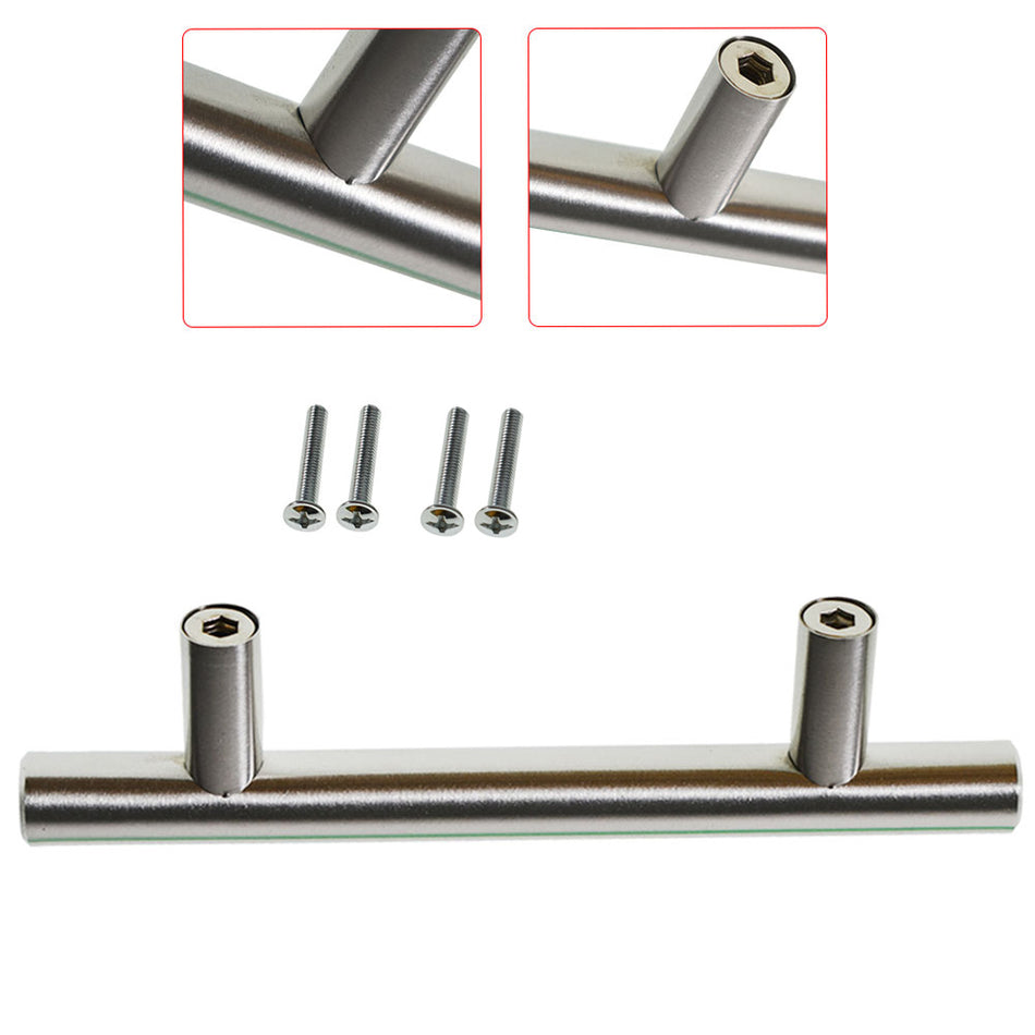 30x 5in T Furniture Handles Stainless Steel Kitchen Drawer Pulls Cabinet Handles