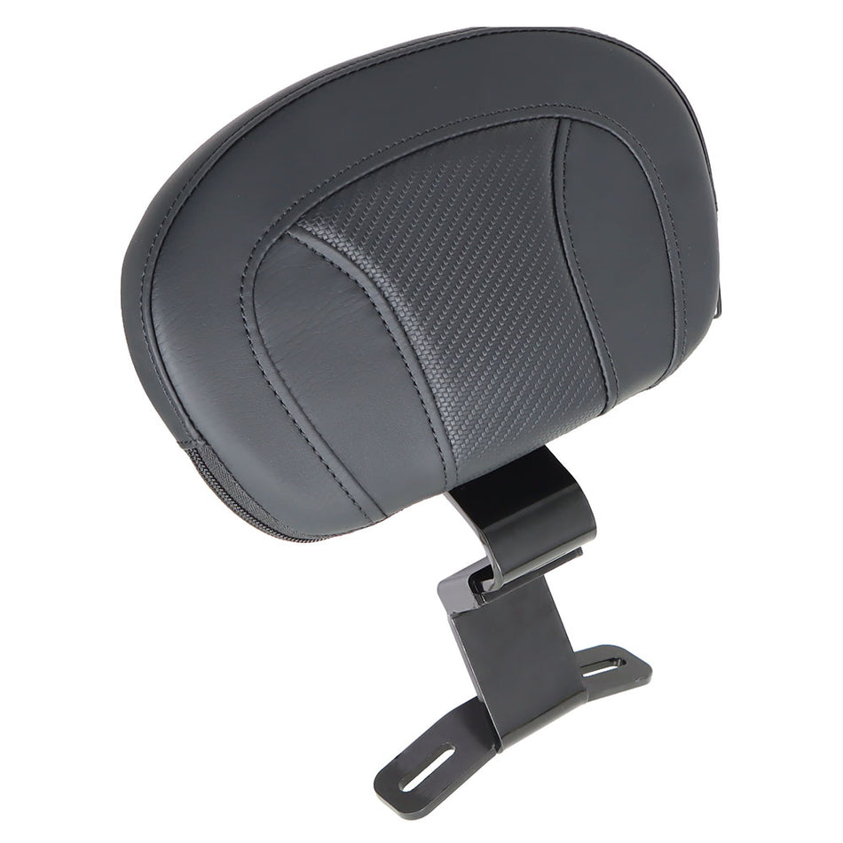 PU Leather Front Driver Rider Backrest For Touring CVO Electra Road Street Glide