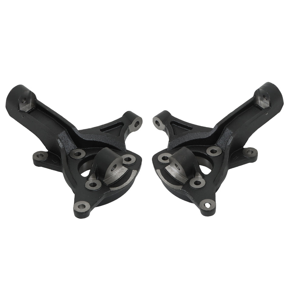 Labwork Pair 4.5" Lift Spindles Knuckles For 2007-2014 GMC Yukon XL 6.0L 2WD