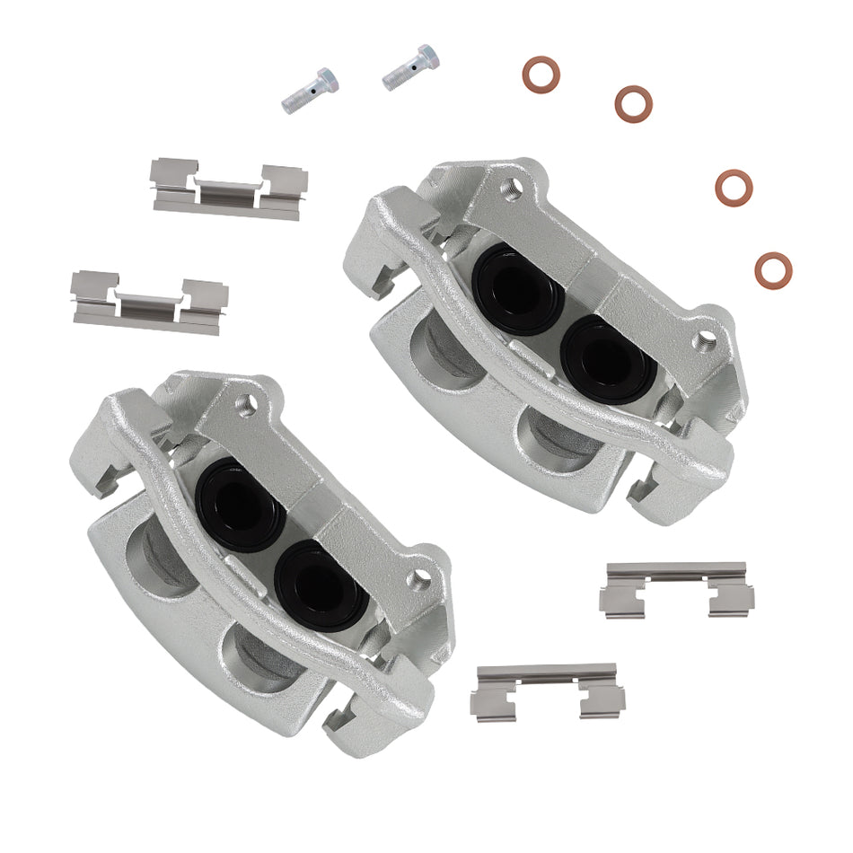 Labwork Front Brake Caliper W/Bracket For 2005-10 Jeep Grand Cherokee Commander