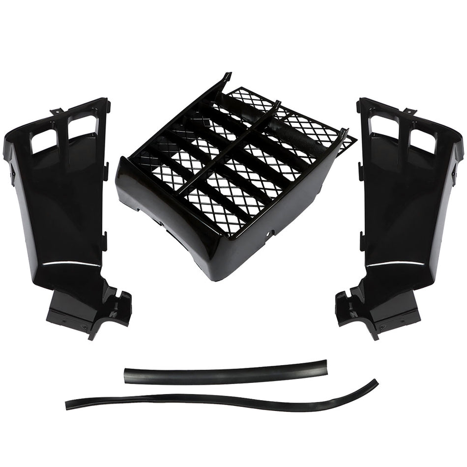 Black For Yamaha Banshee 1987-2006 Radiator Cover Grill + Gas Tank Side Covers