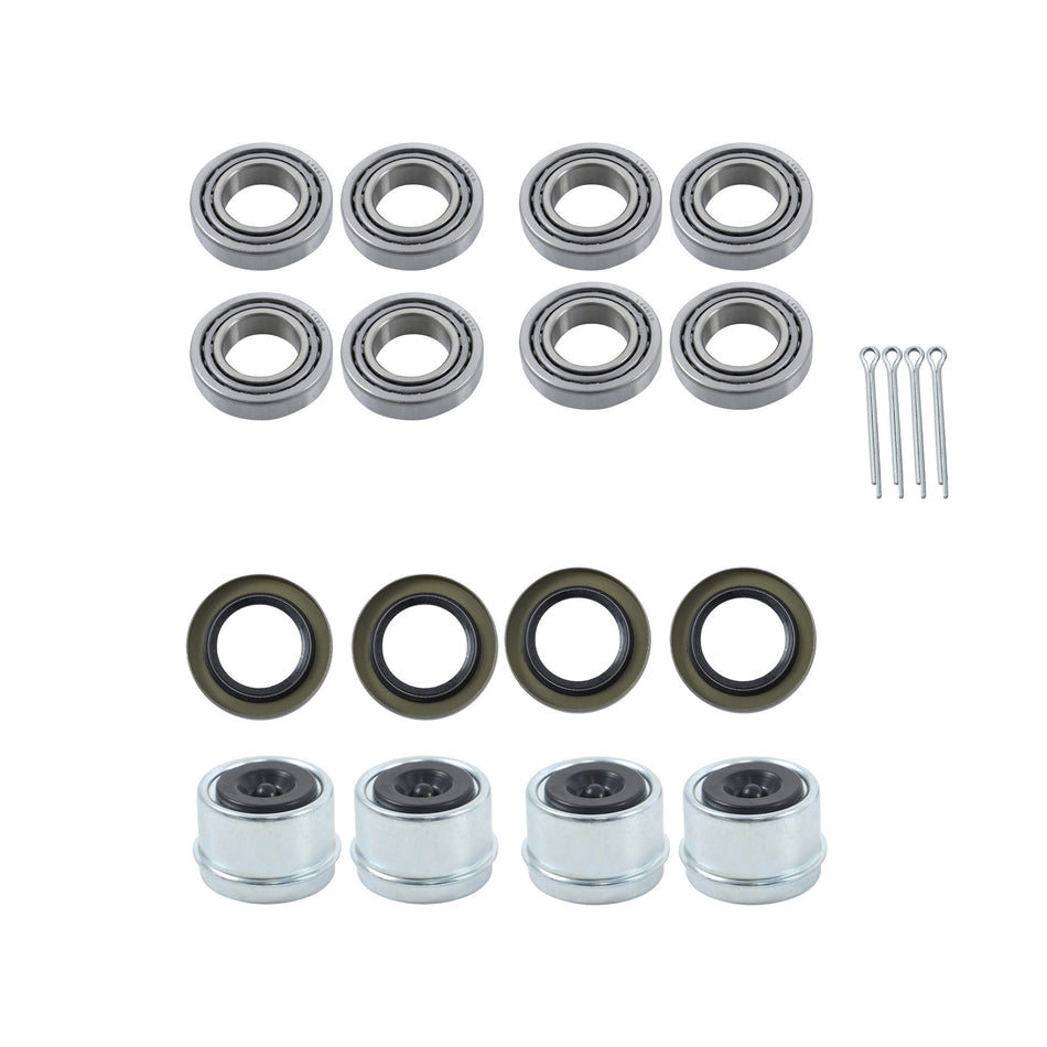 Labwork L44649/L44610 For 1-1/16" 2000 Lbs Trailer Axle 4 Set Trailer Bearing