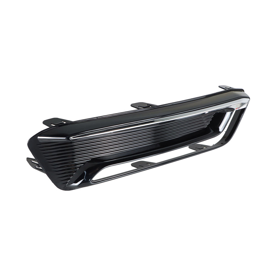 Labwork Left Side Fog Light Cover Fit For Chevrolet Impala 2014-2020 Black Bezle