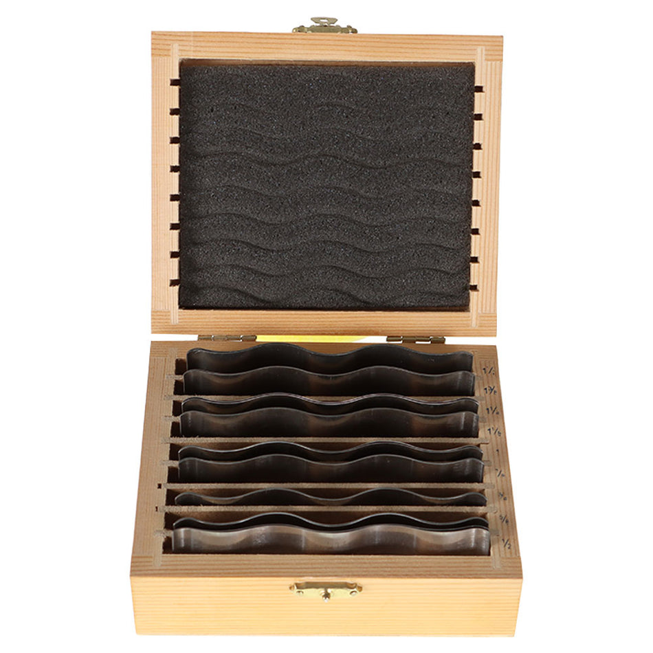 9 Matched Pair 1/8" Wavy Parallel Set Hardened Stainless Steel 0.0002" New