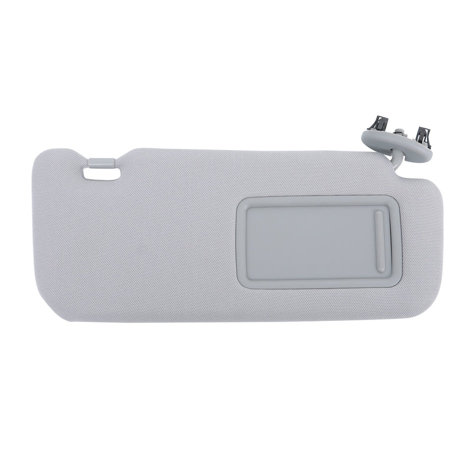 Labwork Sun Visor Right Passenger RH Gray For 2009-2013 Toyota Corolla W/ Mirror
