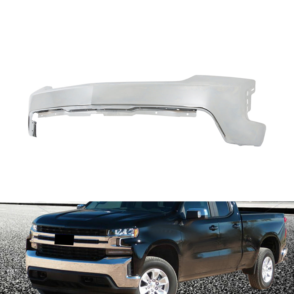 Labwork Front Bumper For Chevrolet Silverado 1500 2019-2021 W/o Park Sensor Hole
