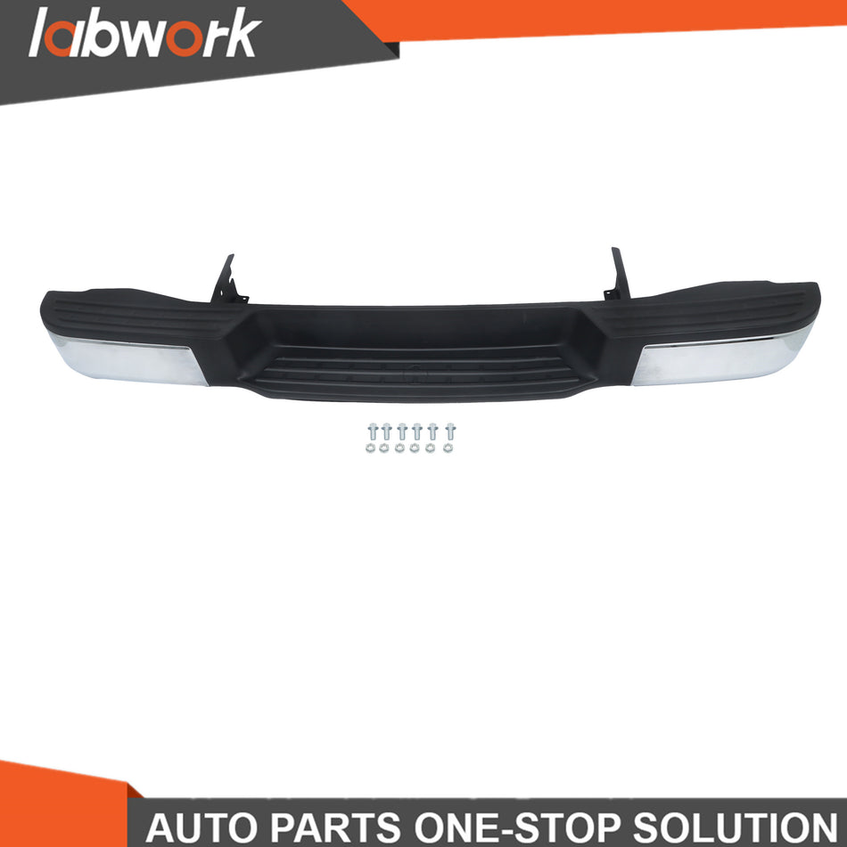 Labwork Rear Bumper Assembly For Nissan NV1500 NV2500 2012-2021 Chrome W/o Park