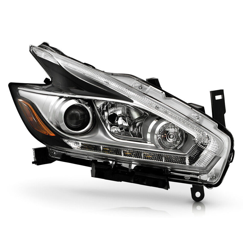 Labwork Right Side Headlight For 2015-16 Nissan Murano Halogen LED DRL Projector