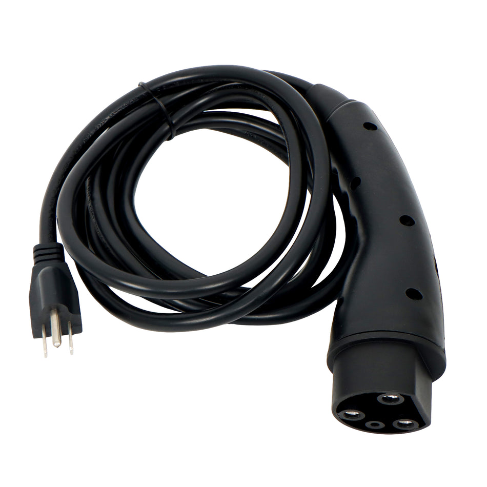 For Evolution ICON Golf Cart 120V Charging Power Cord Assembly Black