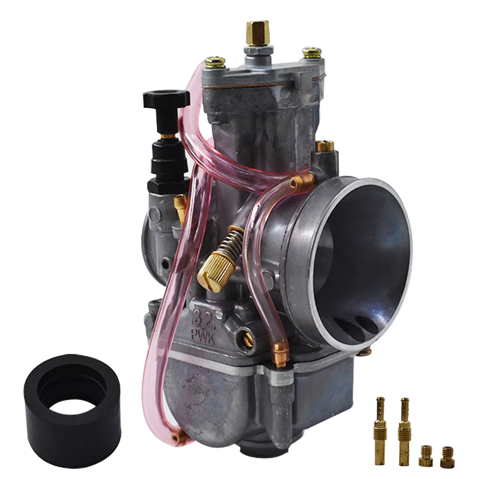 32mm PWK Flatslide Power Jet Carb for GY6 125cc 200cc KOSO OKO SCOOTER ATV