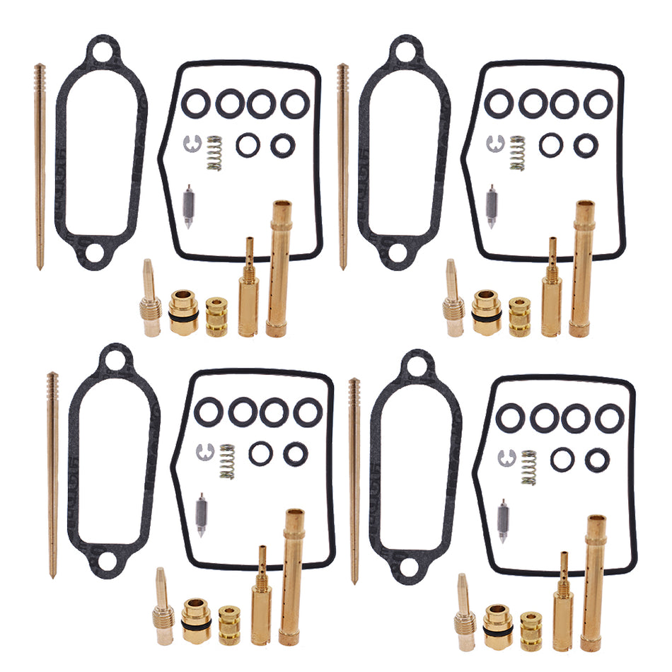 Deluxe Carburetor Repair Kits Set of 4 For Honda CB350F1972-1974