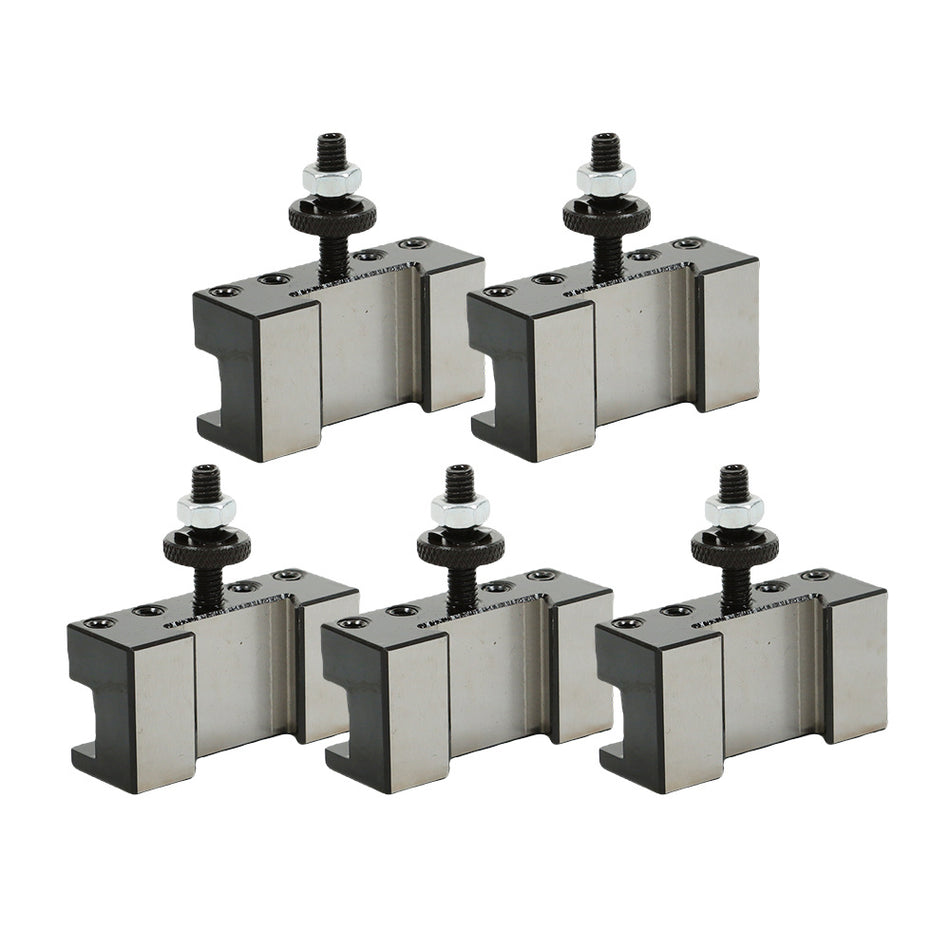 5Pcs OXA #1 250-001 Quick Change Turning Facing Lathe Tool Post Holder CNC