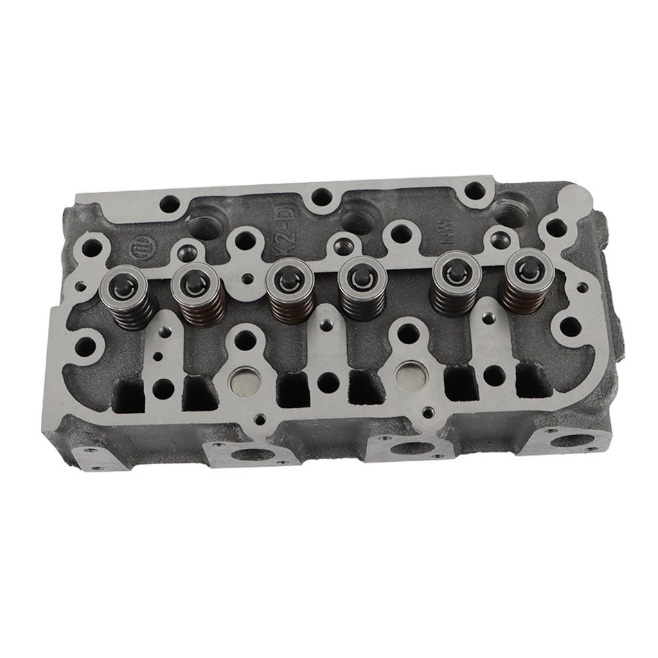 Engine Cylinder Head Complete w/ Valves For Kubota F2400 RTV1100 B2100 D1305