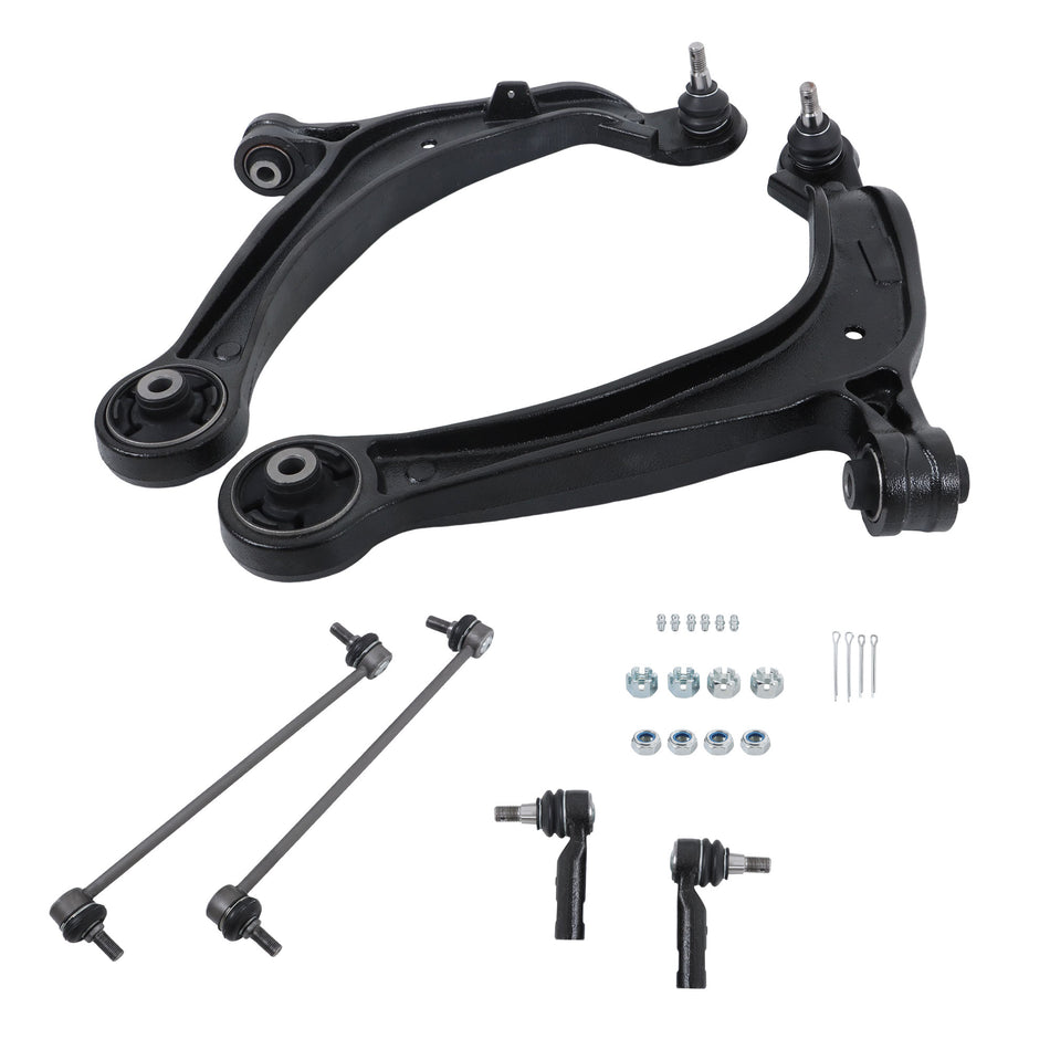 Labwork For 11-17 Honda Odyssey Front Lower Control Arms Outer Tie Rod Sway Bars