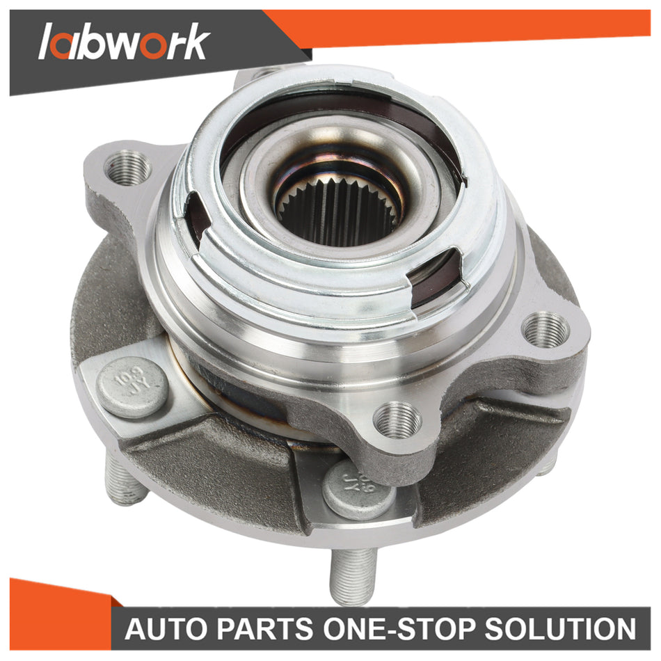 Labwork Pair Front Wheel Hub Bearings 2007- 2012 for Nissan Altima 2.5L 513294