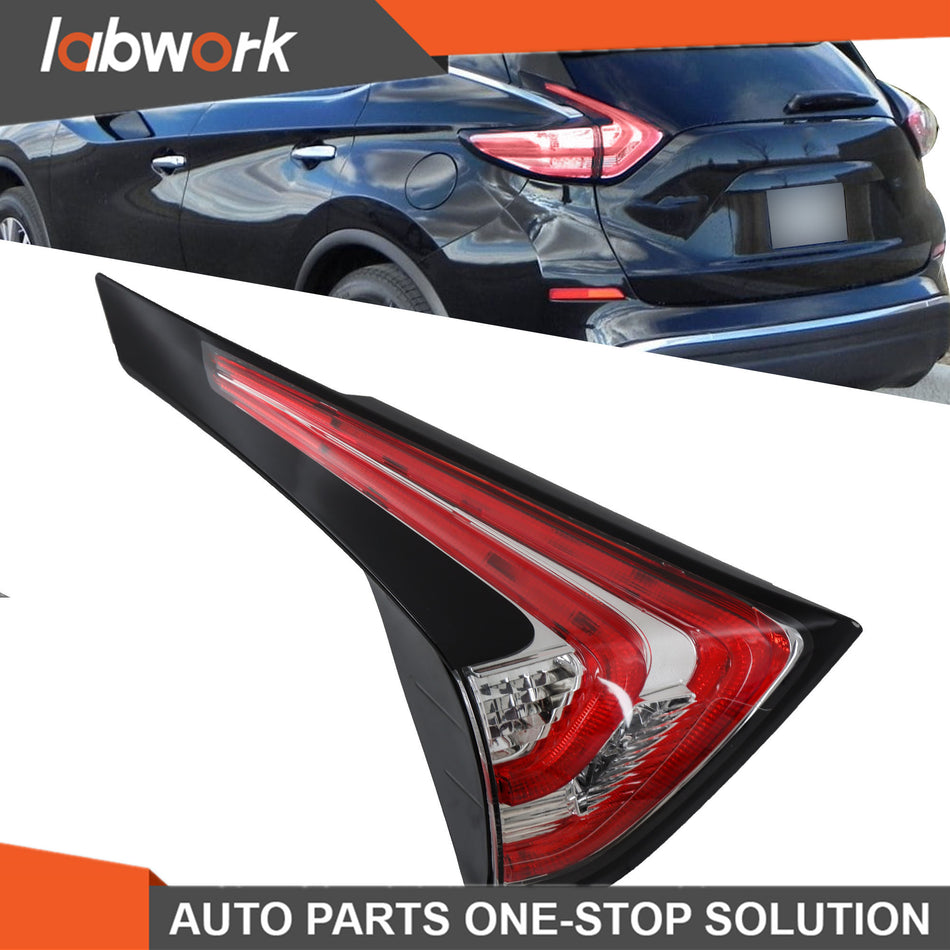 Labwork Driver Tail Light Lamp For 2015 2016 2017 2018 Nissan Murano Rear Inner