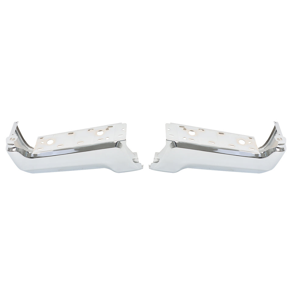 Labwork Rear LH+RH Bumper Face Bar No Sensor Holes For 2017-2022 Ford F250 F350