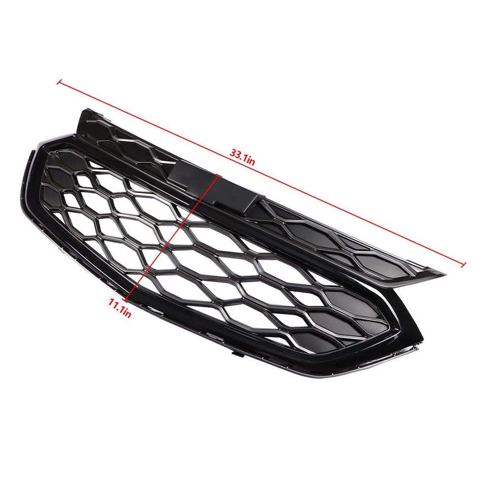 Labwork Front Bumper Upper Grille Mesh Sport For Chevrolet Equinox 18-20 Plastic