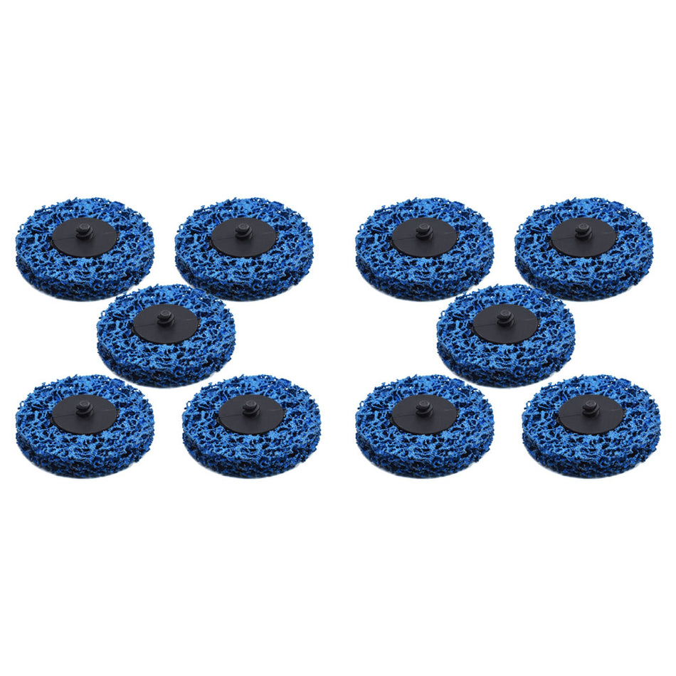 3 Inch Quick Change Easy Strip & Clean Discs For Paint Rust 10 Pieces