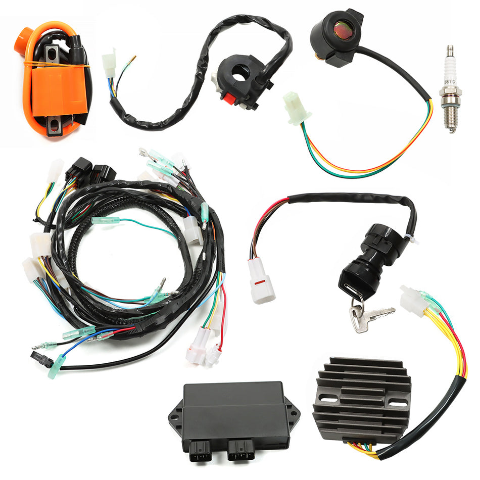 Ignition Coil CDI Relay Regulator Wire Harness For Yamaha Warrior 350 1997-2001