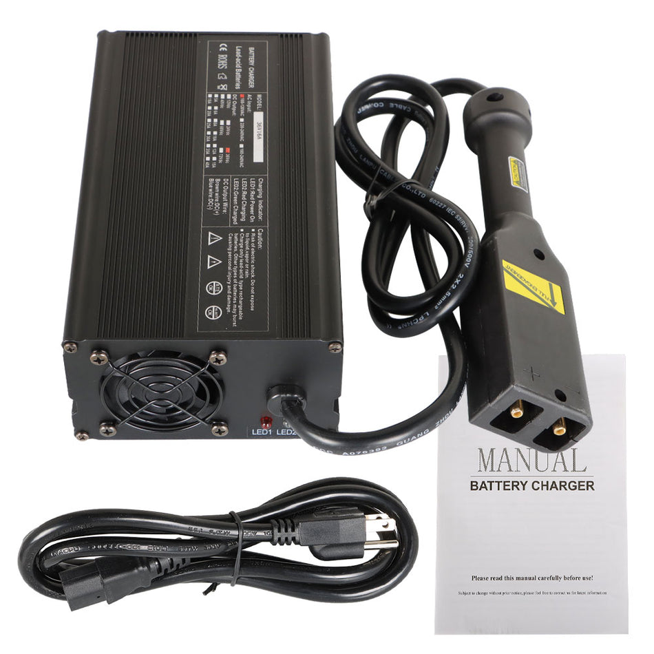 D-Plug Battery Charger For E-Z-GO, Yamaha, Club Car Golf Cart-36V 16A TXT Models