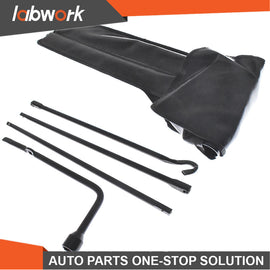 Labwork Spare Lug Wrench Tire Tool Kit w/Bag for 2005-2013 Toyota Tacoma 2.7L