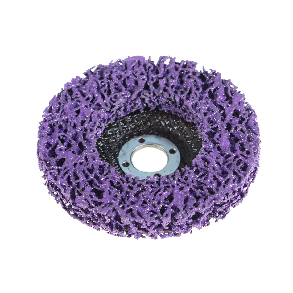 5 Pcs 4" Poly Strip Disc Wheel Paint Rust Removal Clean For Angle Grinder New