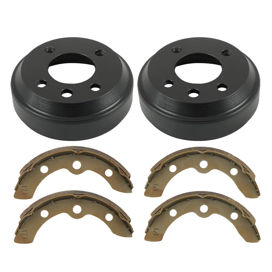 Golf Cart Brake Drums Shoes Kit For Gas/Electric Yamaha G1, G2, G8, G9 (82-92)