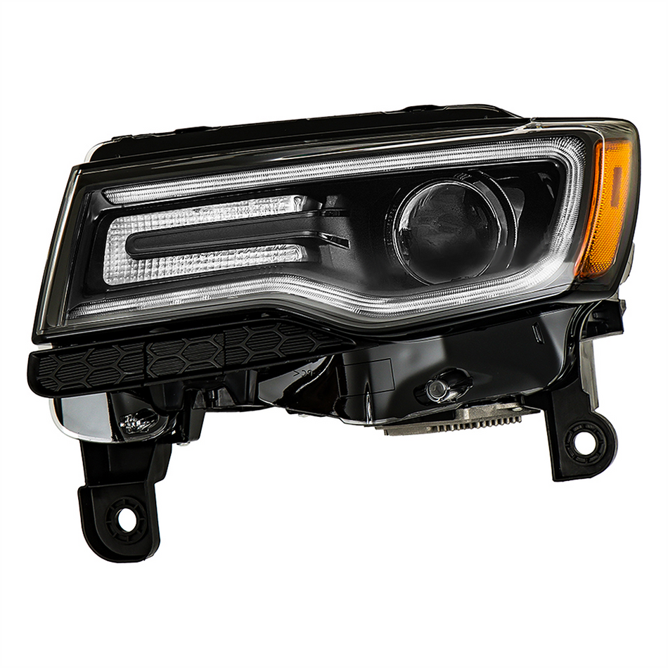 Labwork Left Side Headlight For 2016 Jeep Grand Cherokee HID Black 55112917AF