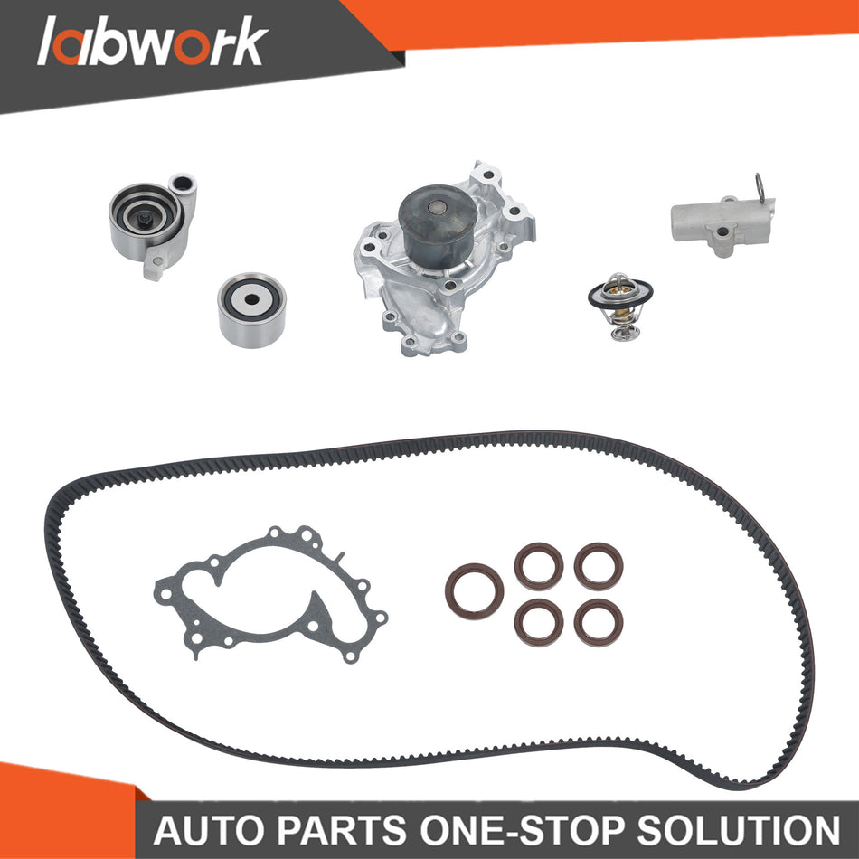 Labwork Timing Belt Water Pump Tensioner Kit For Toyota Highlander 3.3L V6 05-07