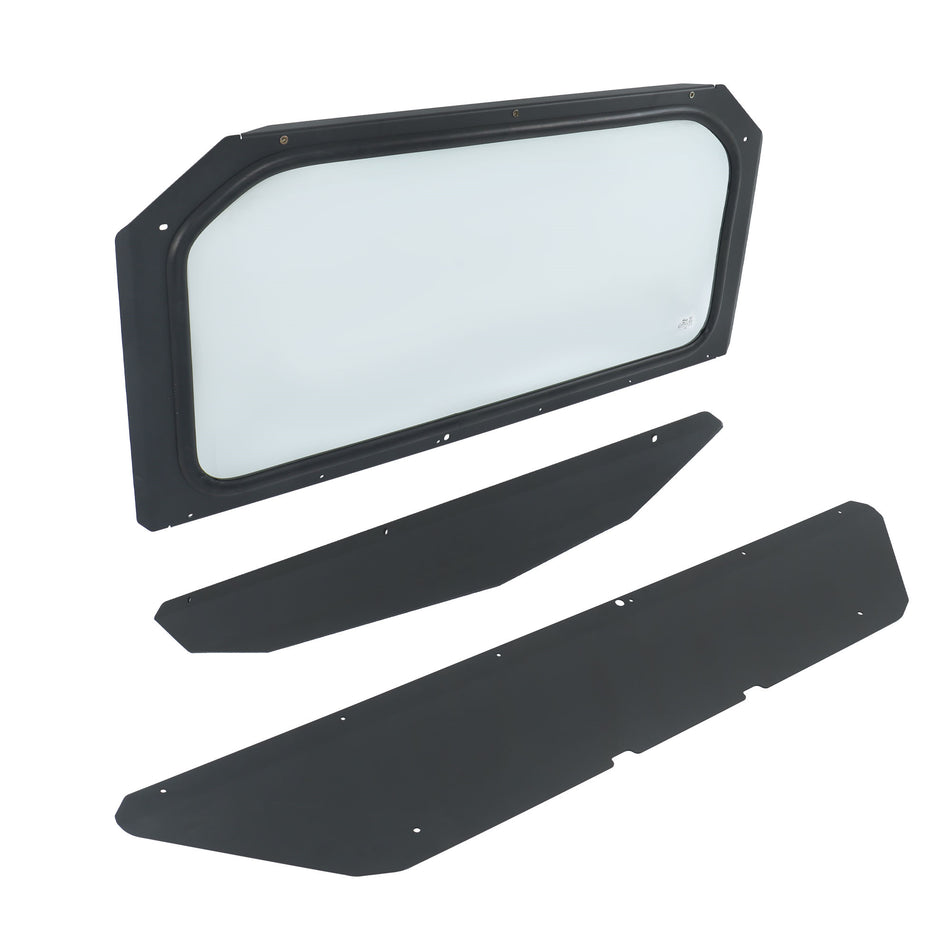 Full Glass Windshield Black W/O wiper For Can Am Maverick X3 2017-up