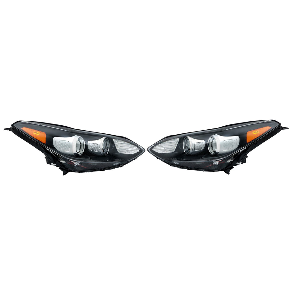 For Kia Sportage 2017-2019 headlight Left+Right with LED DRL Headlight Assembly