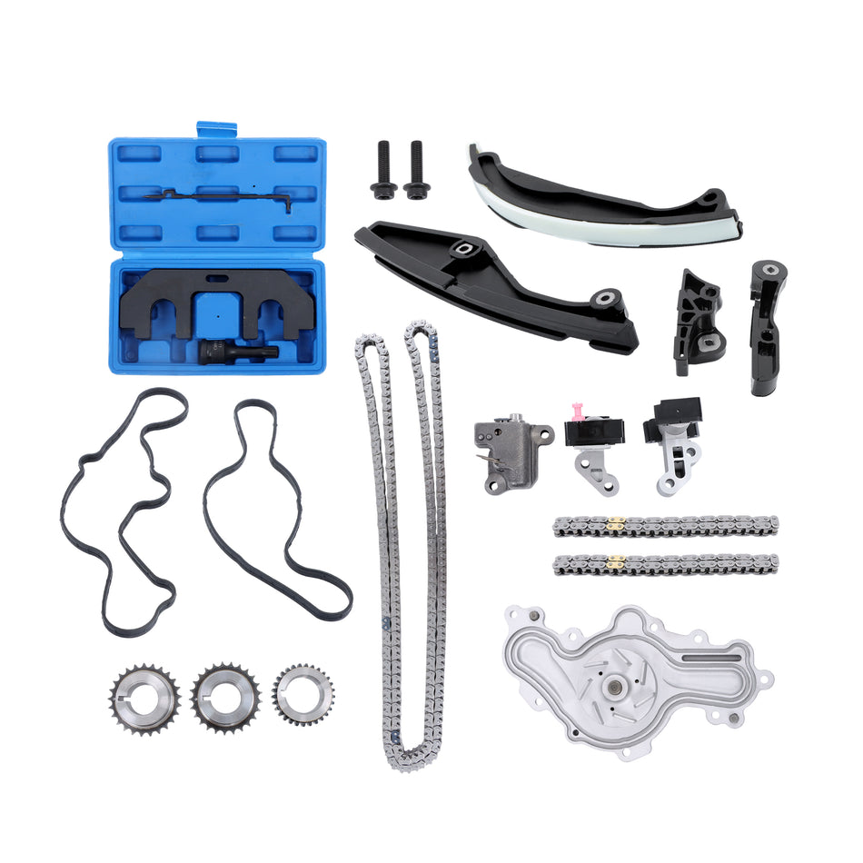 labwork Water Pump Timing Chain Kit Replacement for MKT 3.5L 2013-2019 Replacement for Explorer 3.5L 2013-2019 303-1248 303-1530 AT4Z-6306-A