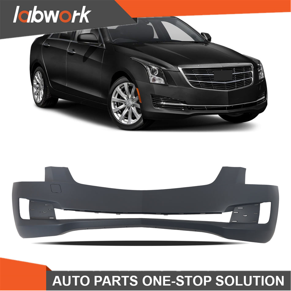 Labwork Front Bumper Cover Fascia For 2015-2018 Cadillac ATS Sedan
