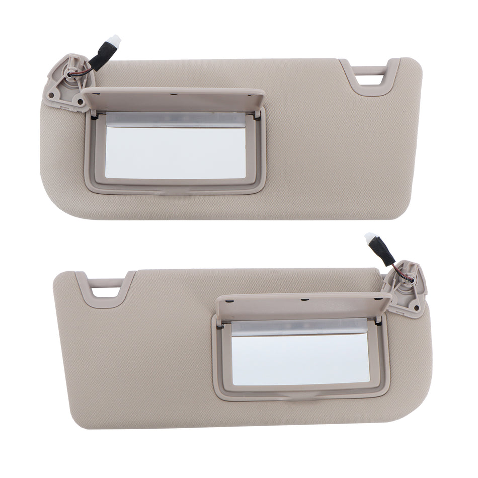 Labwork Left Driver+Right Passenger Sun Visor For 2019-24 Nissan Altima W/Lights