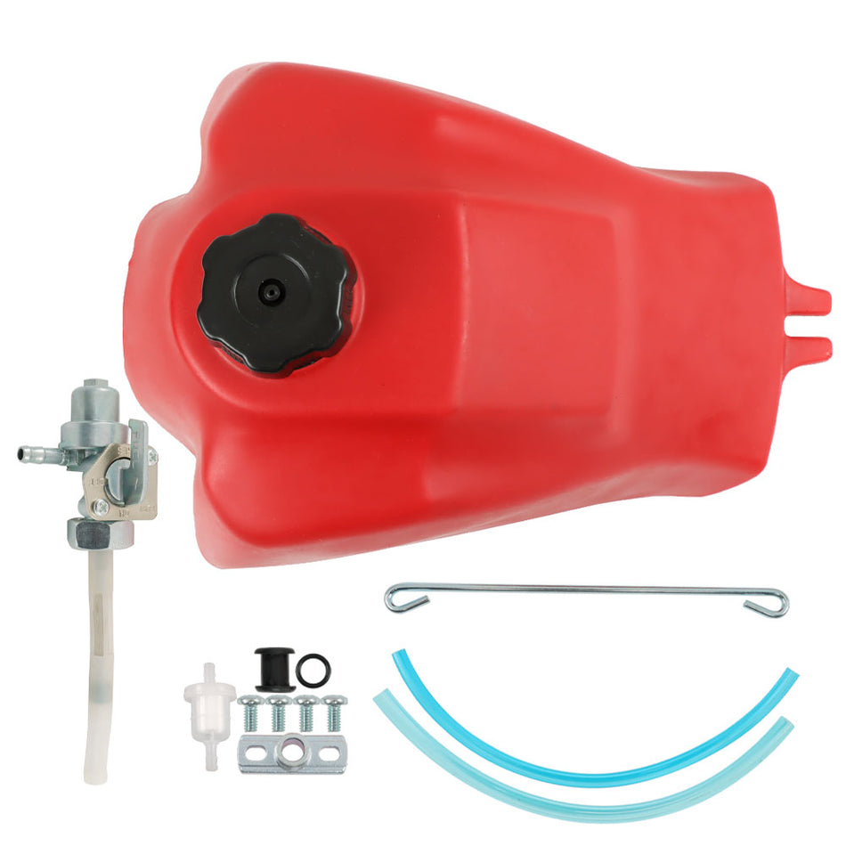 Fuel Tank w/ Cap and Fuel Petcock For Honda ATC185 1980 ATC200 81-83 Big Red 200