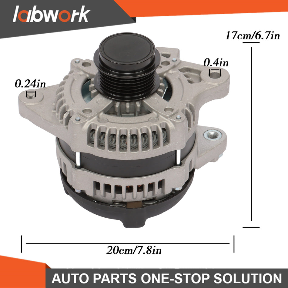 Labwork Alternator 27060-0T240 for Toyota Corolla 2014-2019 L4 1.8L 120Amp