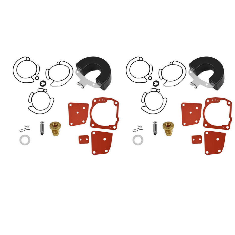 2x Carburetor Rebuild Kit for Johnson Evinrude  V4 V6 90 100 115 150 175 HP Carb
