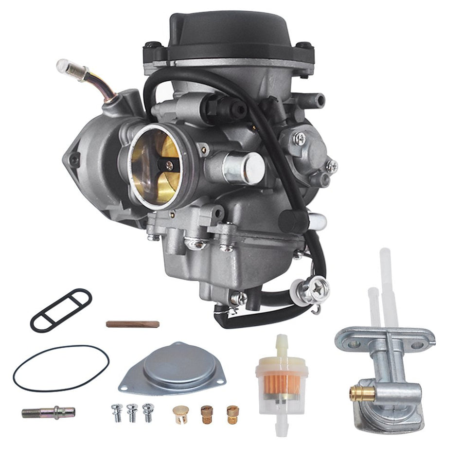 Carburetor for SUZUKI LTZ400 LTZ 400 QUAD ATV WITH FUEL VALVE PETCOCK 2003-07