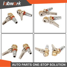 Load image into Gallery viewer, Labwork 2Pack Closed Ball Tire Chuck with Clip 1/4" FNPT Locking Air Chuck